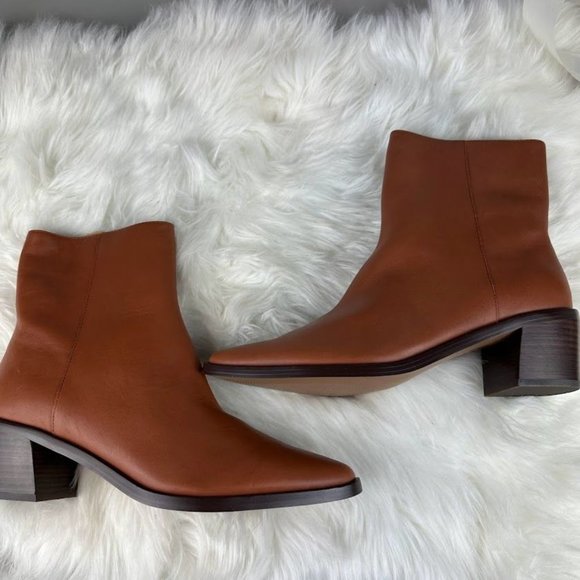Madewell The Darcy Ankle Boot in Warm Cinnamon - Picture 5 of 9